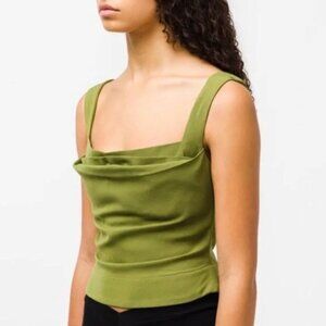 Miaou Imogene Corset in Olive Green Size XS